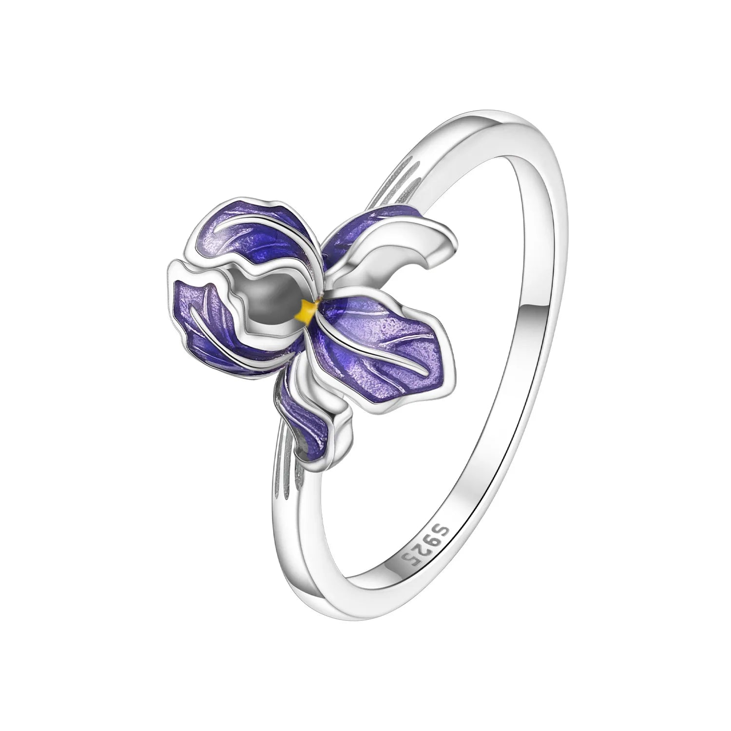 Elegant S925 Sterling Silver Vintage Pattern Closed Ring For Women