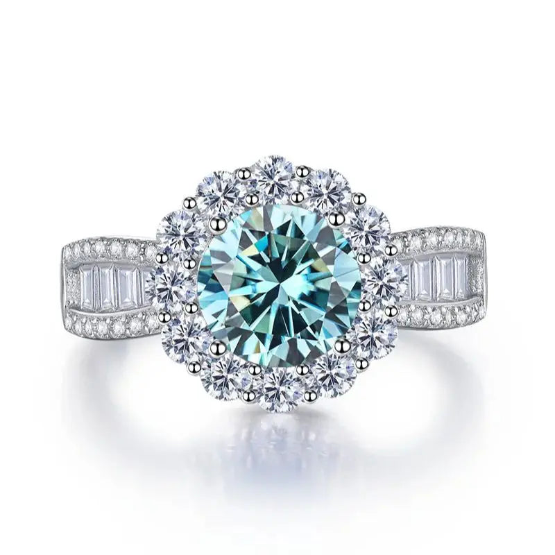 Luxury S925 Sterling Silver Ring Classic Retro Style