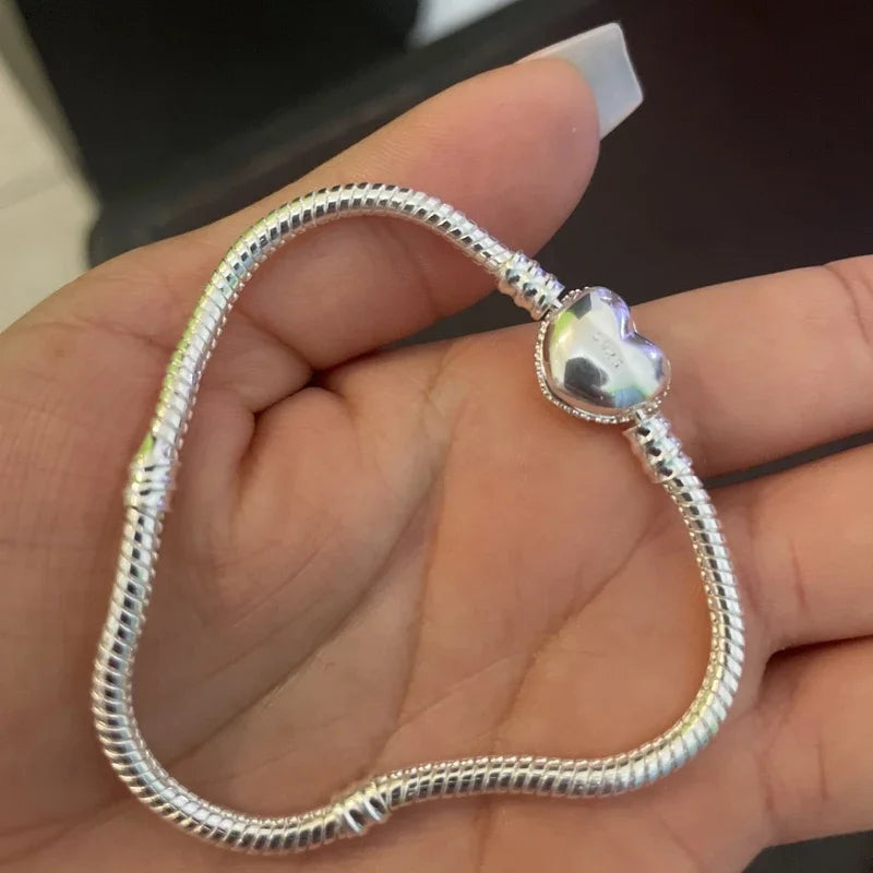 Hot Selling High Quality Authentic 925 Sterling Silver Snake Chain Bracelets