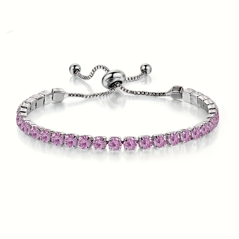 Beautiful multi-color super flash gold bracelet, luxurious and exquisite in a variety of colors