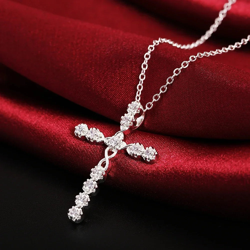 New Fashion  925 Sterling Silver Necklace For Women