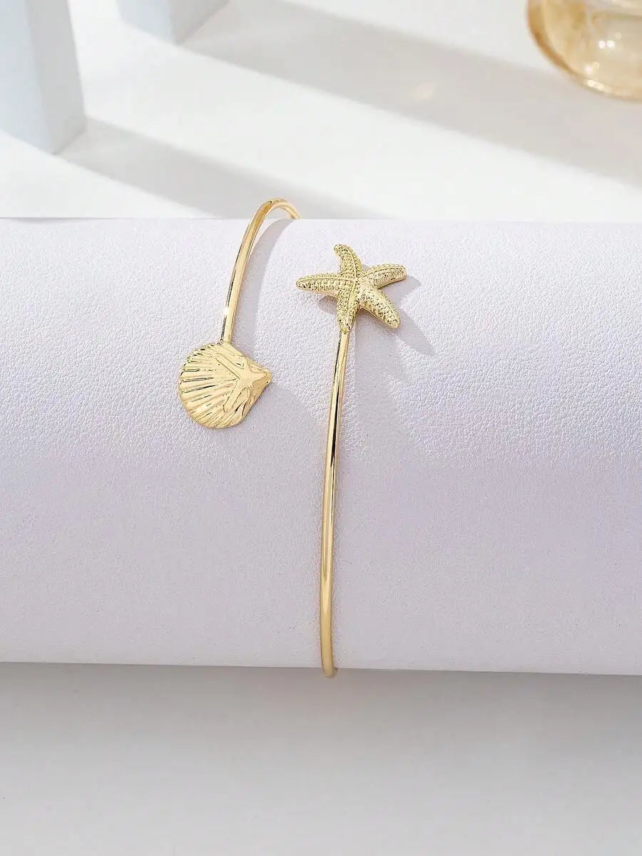 Stylish casual starfish armband for women perfect beach resort accessory summer wear
