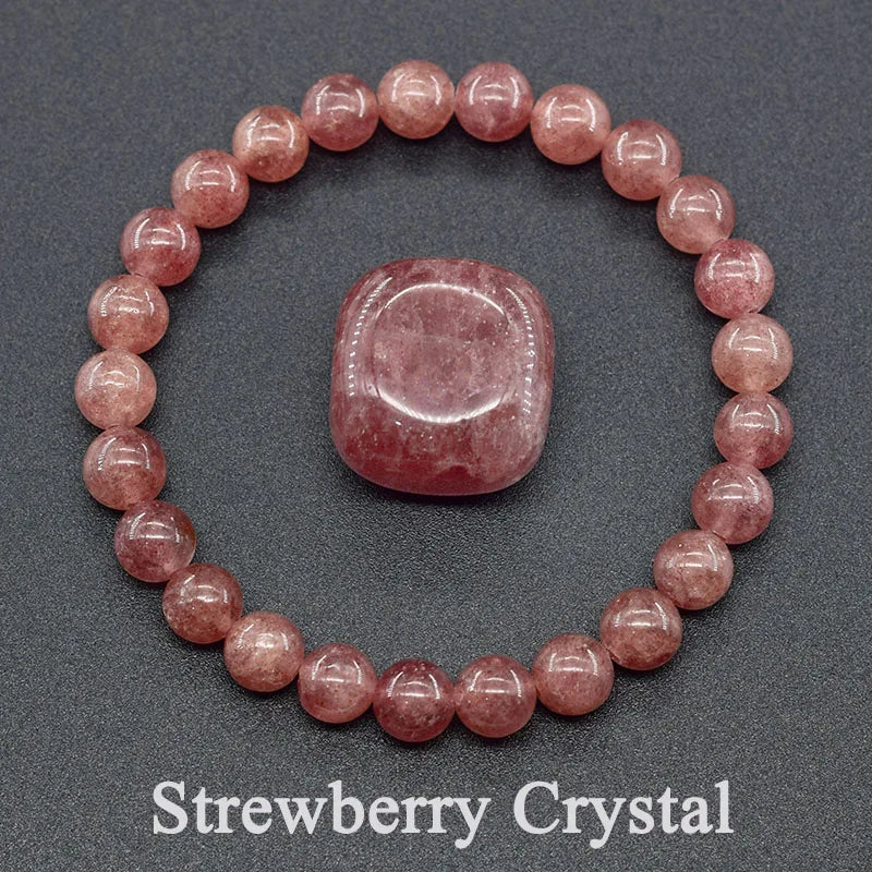 New Amethust Bracelet Made of Real Natural Stone Beads Bracelet