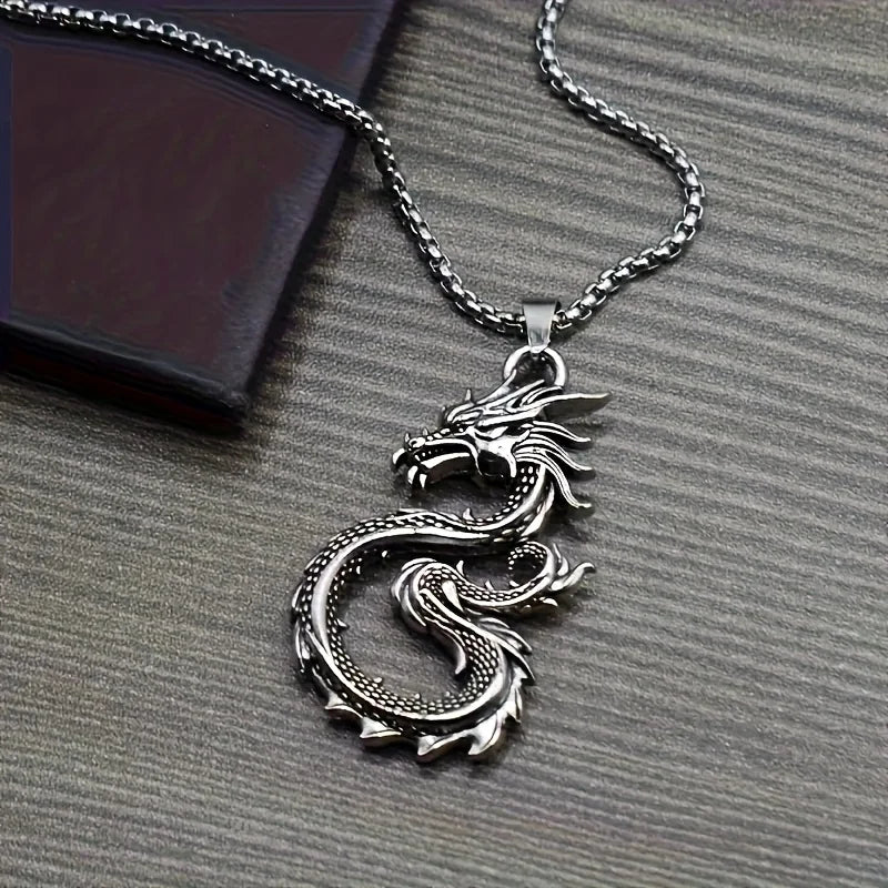 Creative dragon pendant necklace