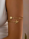 Stylish casual starfish armband for women perfect beach resort accessory summer wear