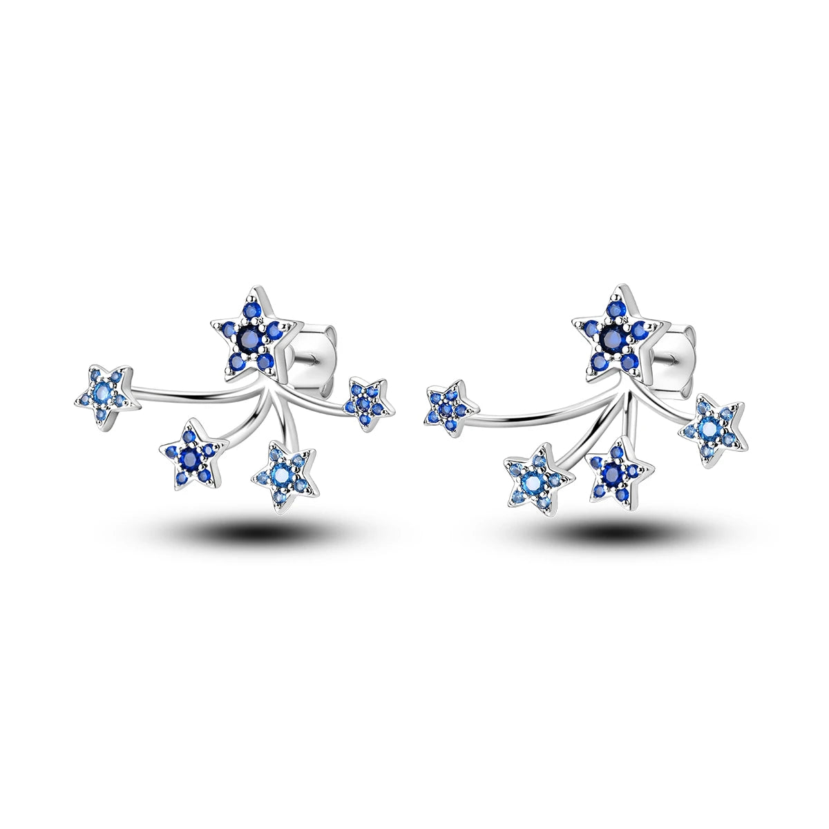 Elegant S925 Sterling Silver 18k Gold Classic Knot Stud Earrings For Ladys