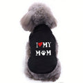 Lovely pet print vest dog T-shirt summer breathable clothes