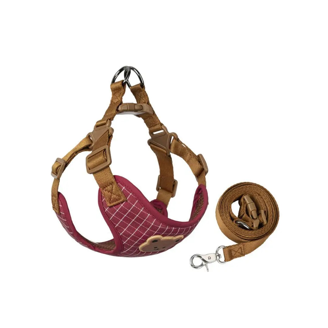 Dog Harness Leash Set Small Medium Dog Cat Vest Breathable