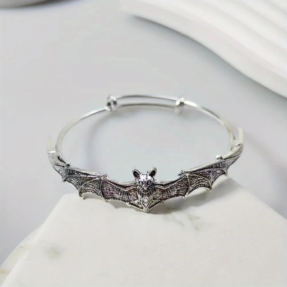 Vintage Statement Halloween Bat Shape Fashion Bracelet