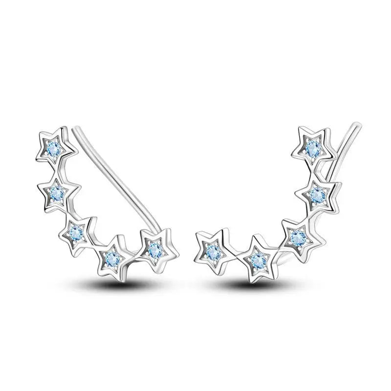 Elegant S925 Sterling Silver 18k Gold Classic Knot Stud Earrings For Ladys