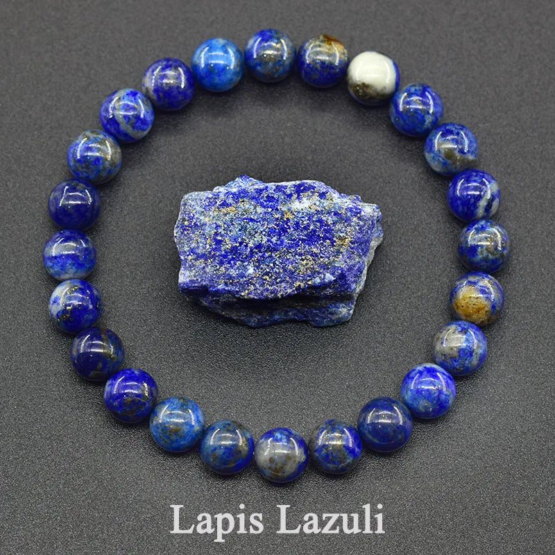 New Amethust Bracelet Made of Real Natural Stone Beads Bracelet