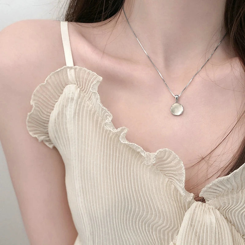 New Wine Red Cherry Gold Color Pendant Necklace For Women