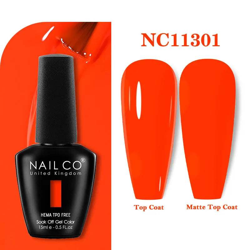 15ml TPO-Free Nail Gel Polish Semi Permanent Nails Art Manicure Design Hybrid Remover Gel Top Coat Ongle Gel UV