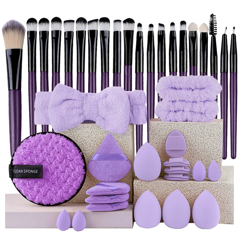 Makeup Brush Set 20Pcs Kit Soft Fluffy Eye Shadow Brushes Cosmetic Foundation Powder Highlighter Beauty Tool
