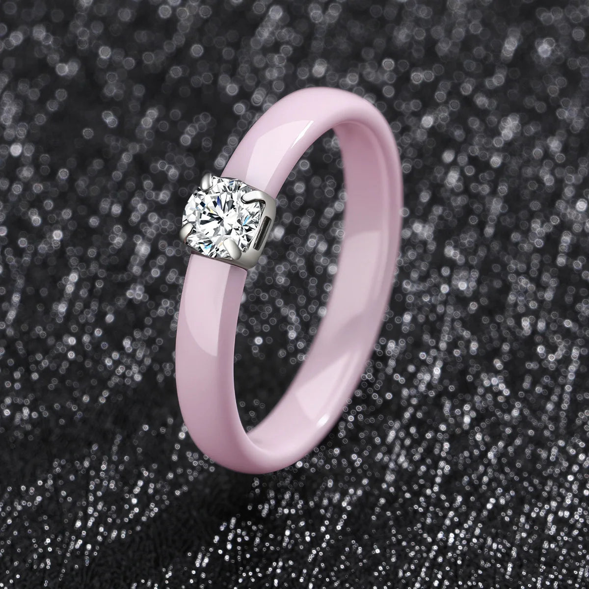 Classic Ring for Women Ceramic 3mm