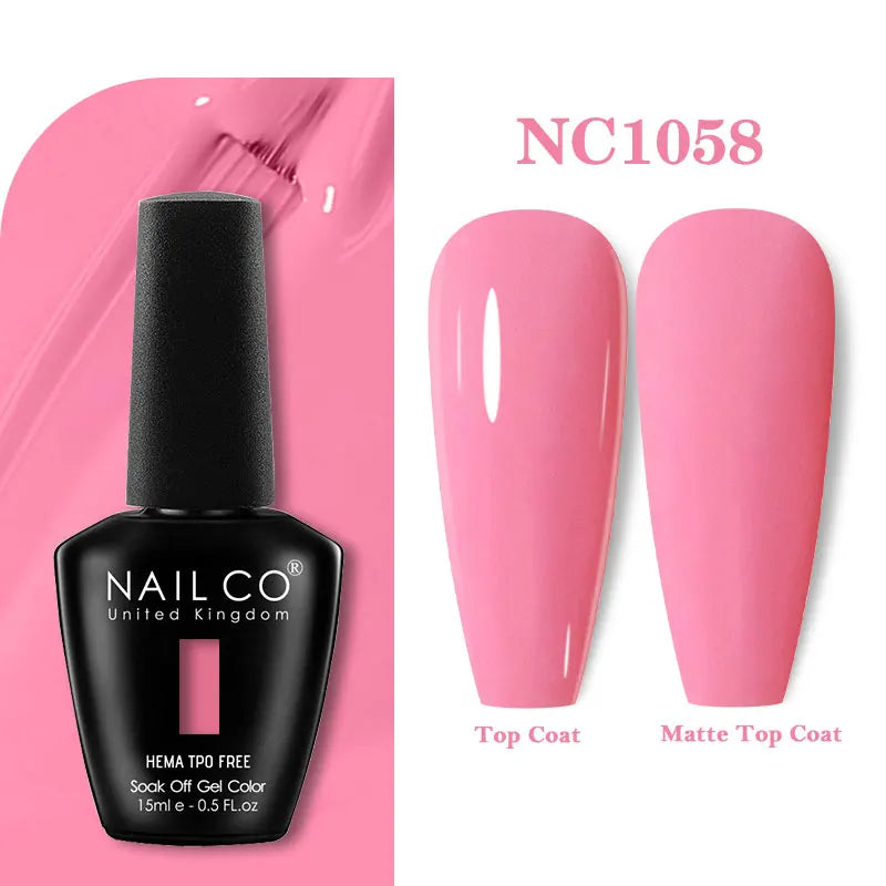 15ml TPO-Free Nail Gel Polish Semi Permanent Nails Art Manicure Design Hybrid Remover Gel Top Coat Ongle Gel UV