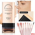 2 In 1 Foundation Concealer Stick With Built-in Brush