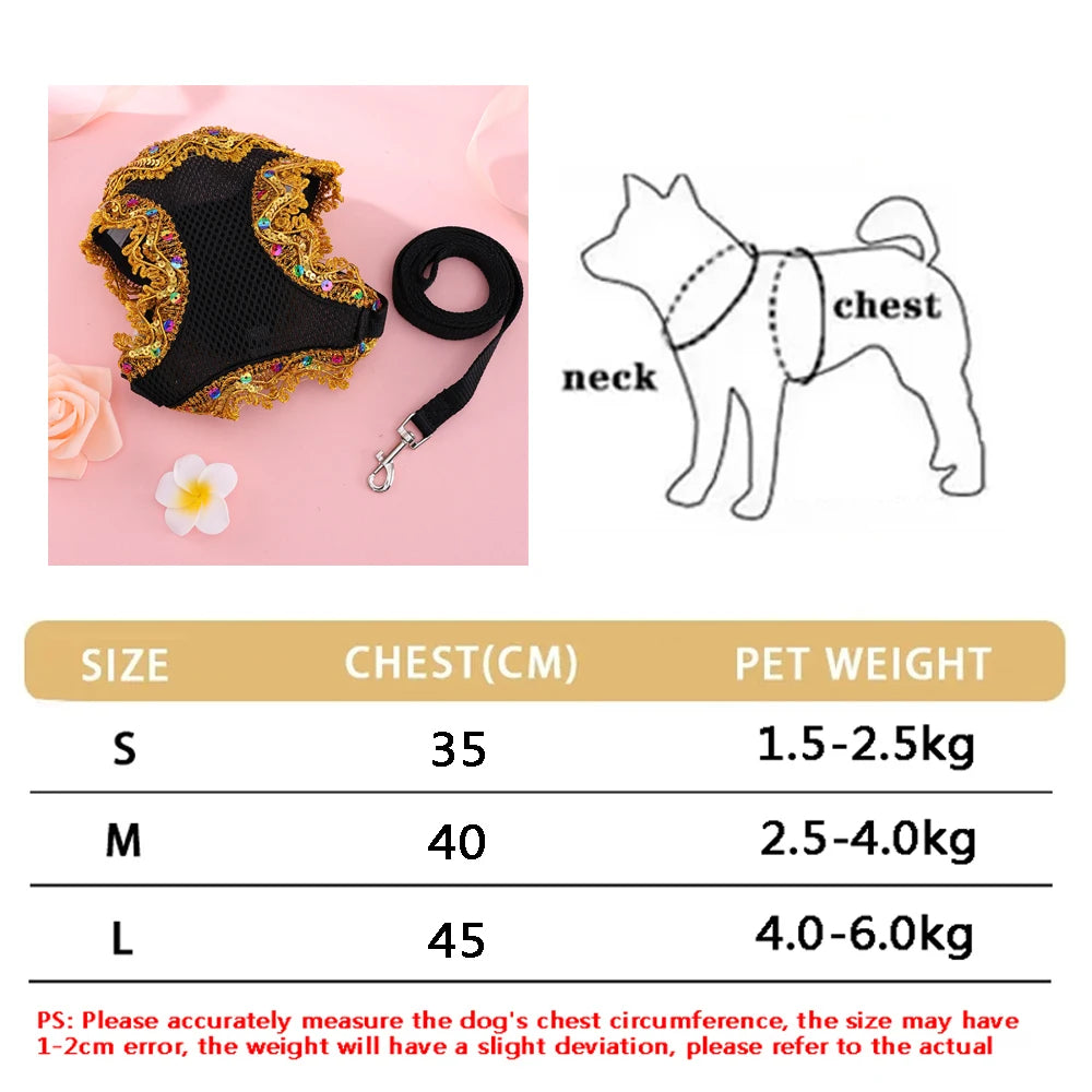 Butterfly Vest Harness Breathable Cute Small Dog Cat Puppy Safe Nylon