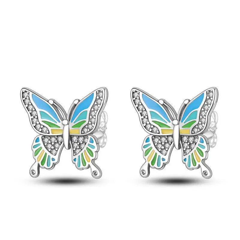Elegant S925 Sterling Silver 18k Gold Classic Knot Stud Earrings For Ladys