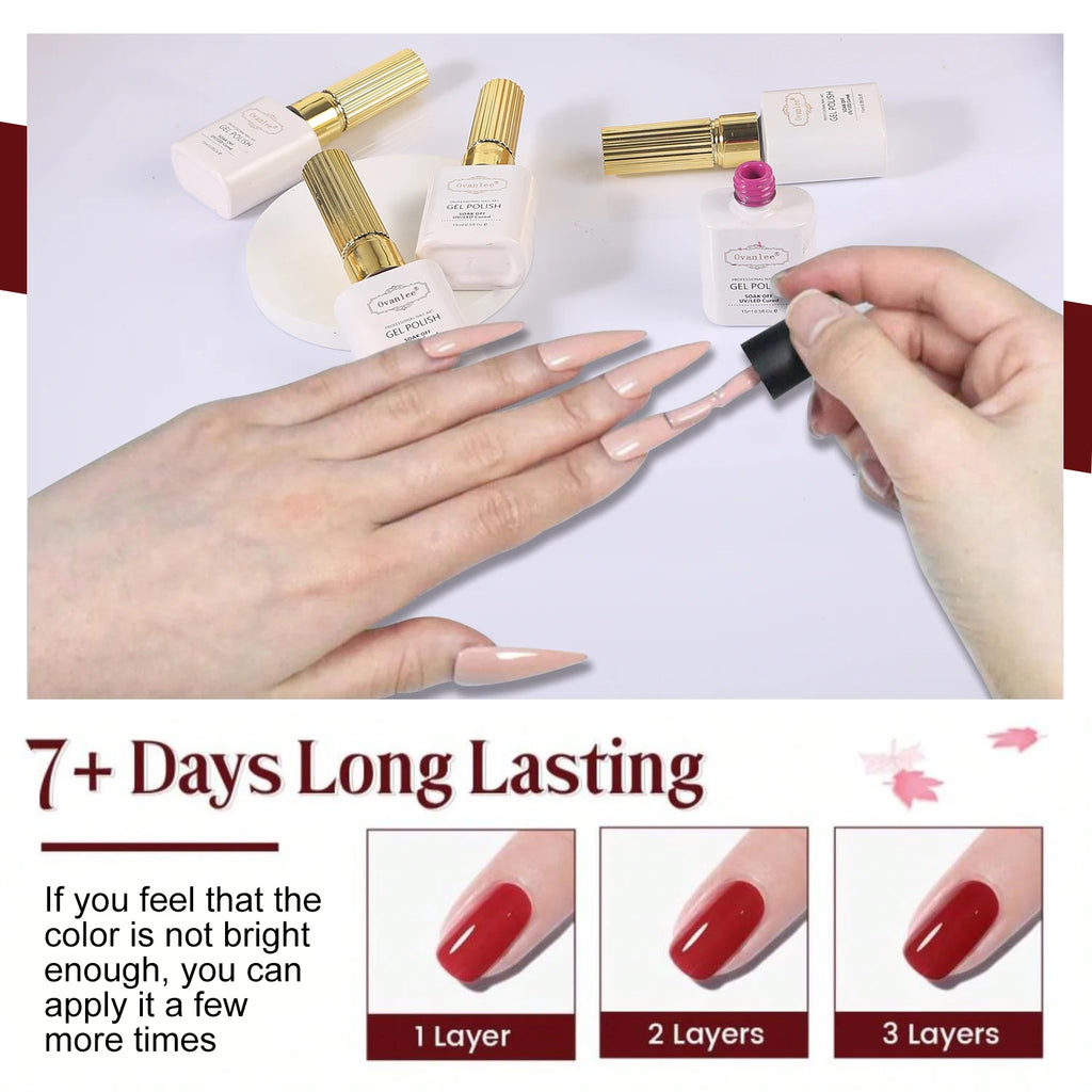12 pcs 15ml  plant extraction Odorless Fast-Drying Nail Polish,Long Lasting, Suitable For Daily Nail Decoration