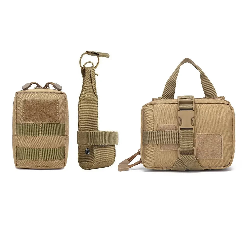 Dog Tactical Bags Set Molle Pouches Belt Attaching on Harness Sticker Military Dog Training Bags For Large Dogs