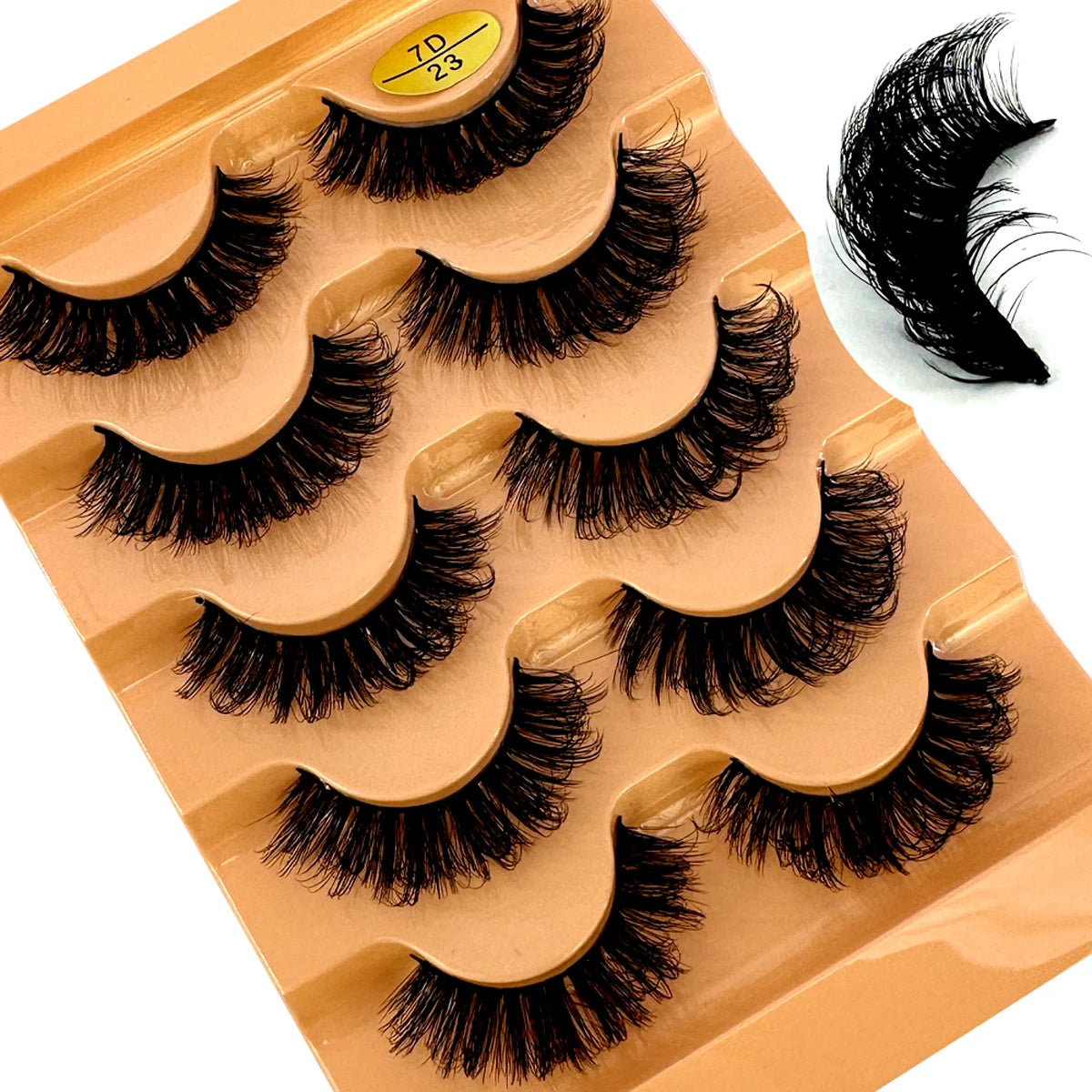 New 10 Pairs(2box） Cat eyelashes Fluffy False Eyelashes Naturally Soft & Thick