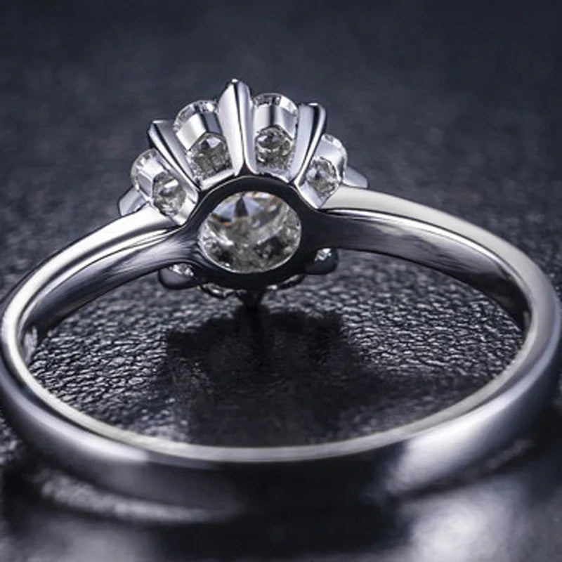 Luxury 925 Sterling Silver Classic Ring for Women