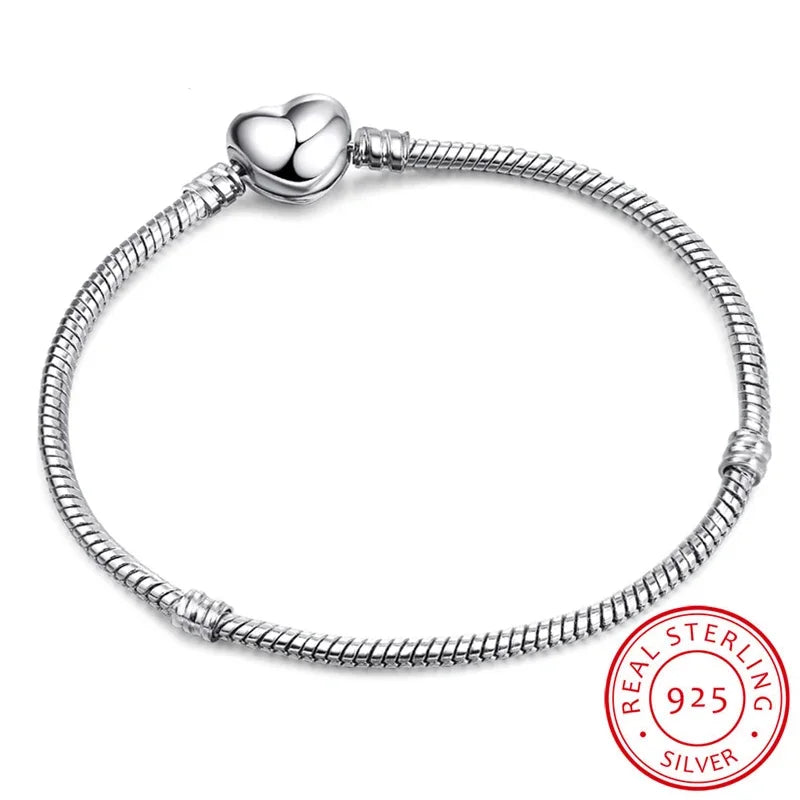 Hot Selling High Quality Authentic 925 Sterling Silver Snake Chain Bracelets