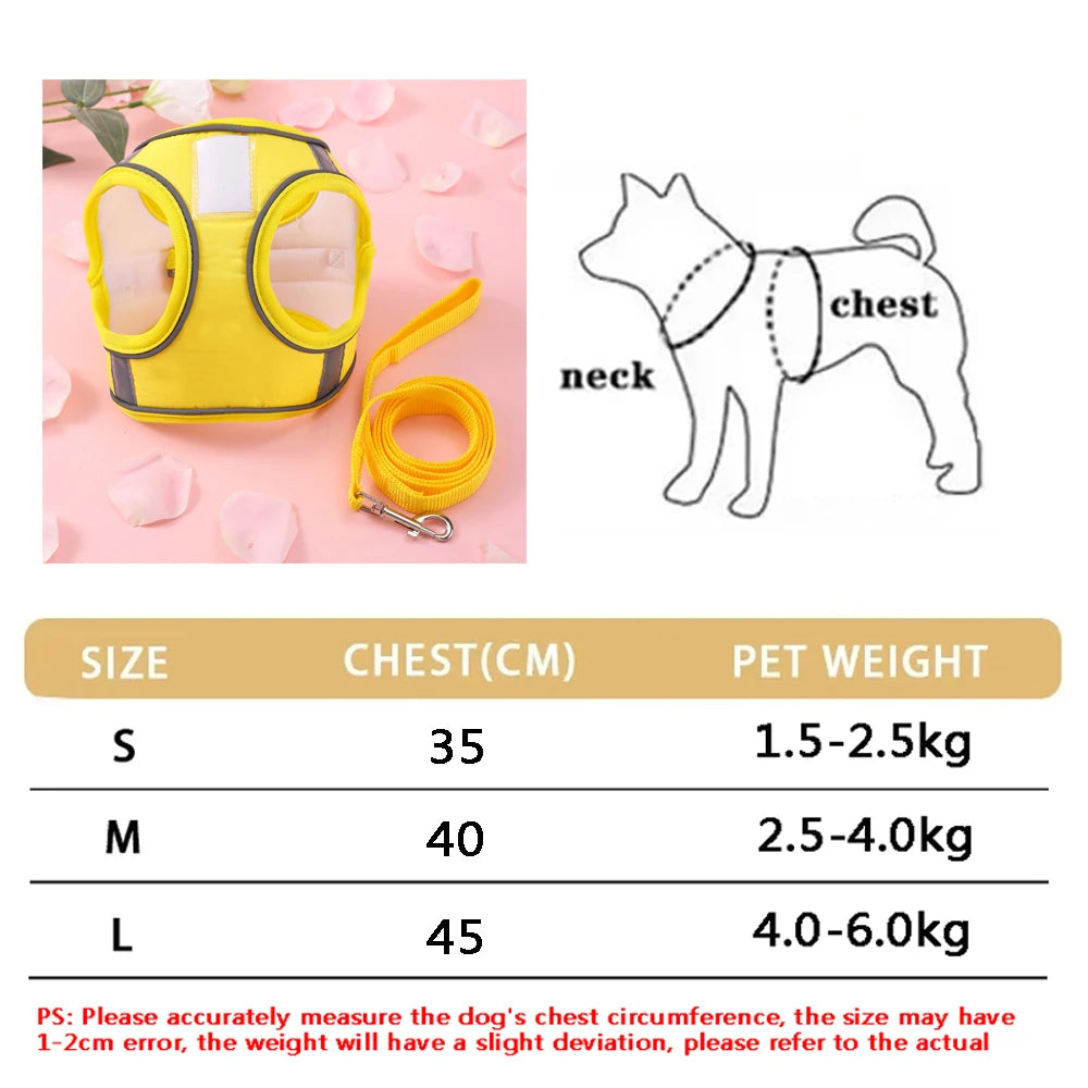 Butterfly Vest Harness Breathable Cute Small Dog Cat Puppy Safe Nylon