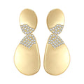 Elegant S925 Sterling Silver 18k Gold Classic Knot Stud Earrings For Ladys