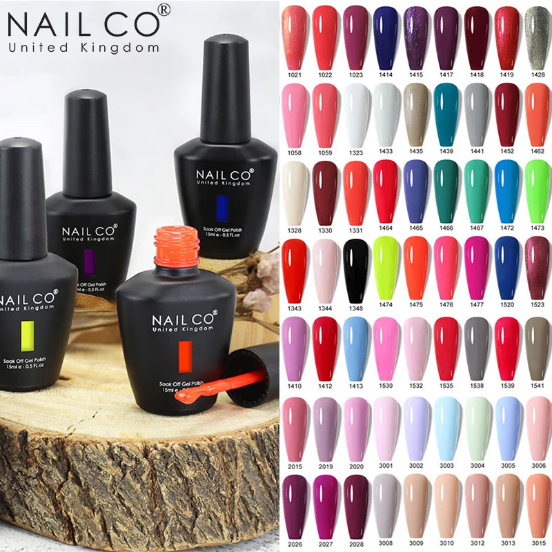 15ml TPO-Free Nail Gel Polish Semi Permanent Nails Art Manicure Design Hybrid Remover Gel Top Coat Ongle Gel UV