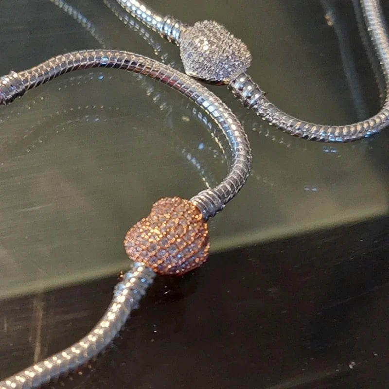 Hot Selling High Quality Authentic 925 Sterling Silver Snake Chain Bracelets