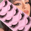15Pairs 3-Pack Cat Eye Lashes Long Lashes Cat Eye Look Wispy Lashes