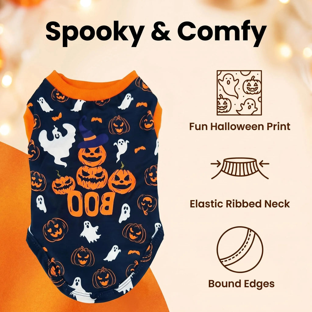 Halloween Dog Clothes for Small Dogs, Soft and Breathable