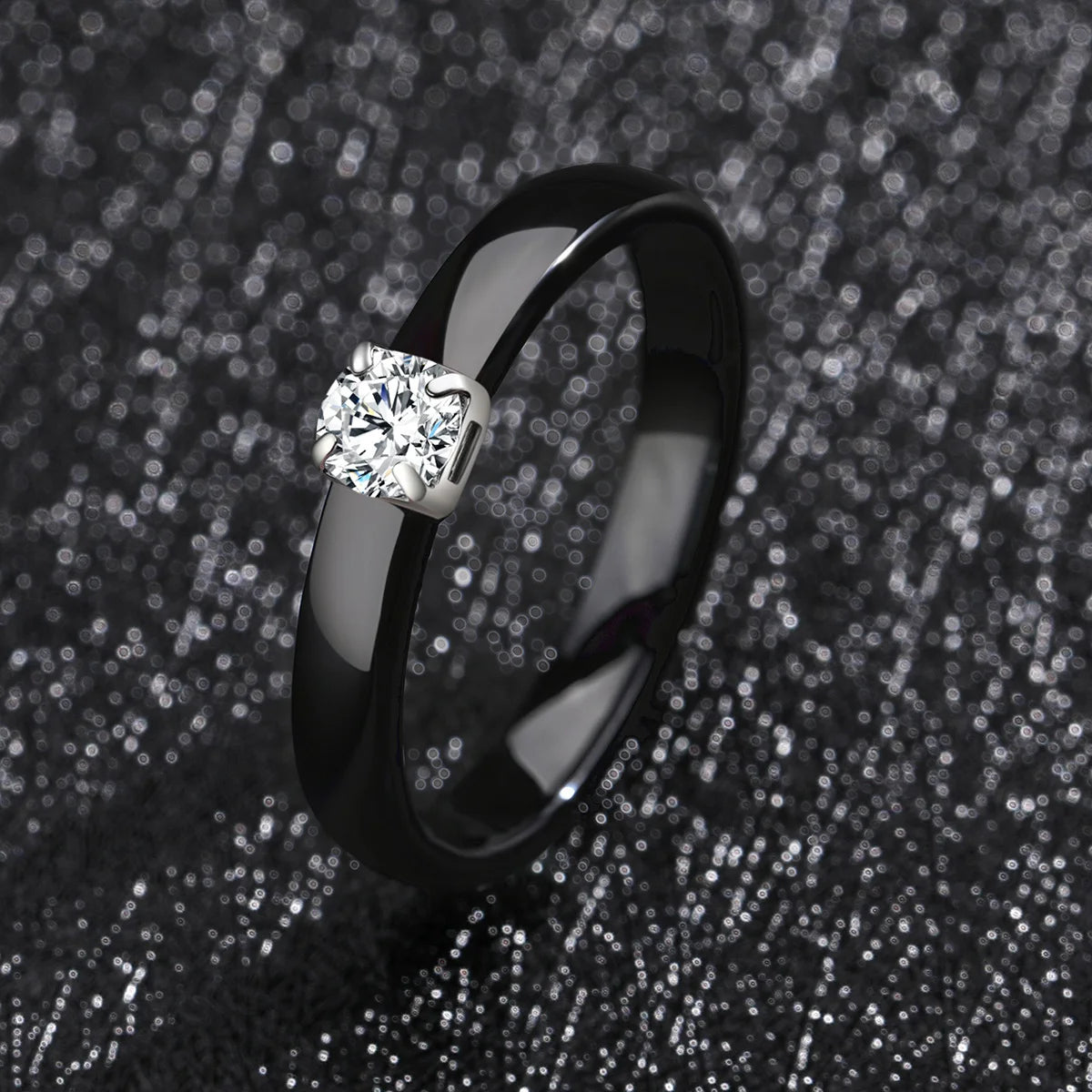 Classic Ring for Women Ceramic 3mm