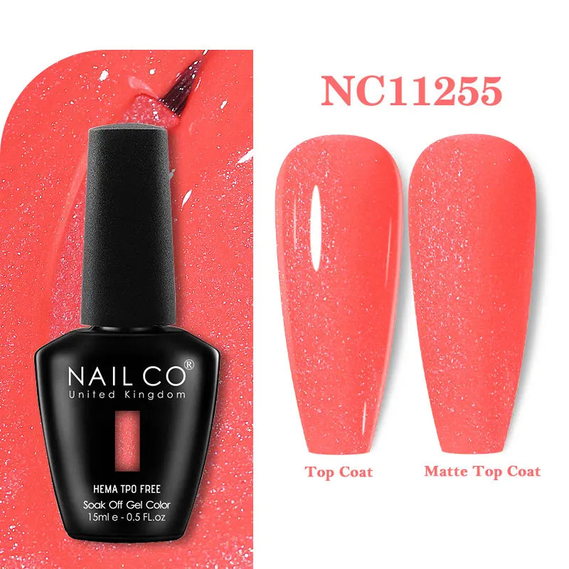 15ml TPO-Free Nail Gel Polish Semi Permanent Nails Art Manicure Design Hybrid Remover Gel Top Coat Ongle Gel UV