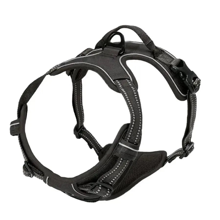 Dog Collars Harness Big Vests Leash Leather Accessories Medium Small Set