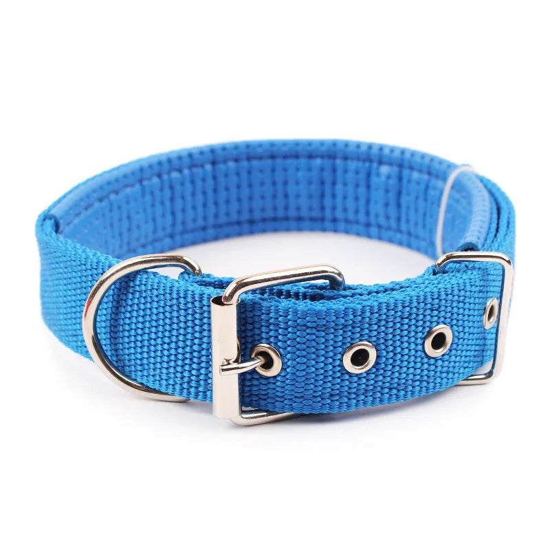 Solid Dog Collars  Nylon Dog Collar For Small Medium Large Dogs