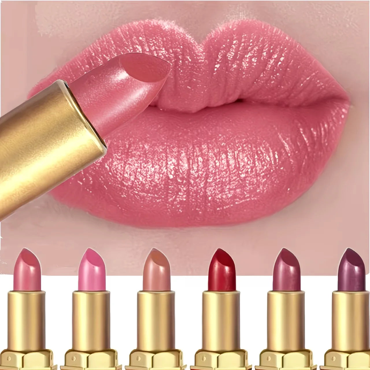 Luxurious 6-Piece Matte Lipstick Set: Long-lasting and highly pigmented