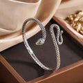 New Creative Retro Snake Shape Bracelets 925 Sterling Silver Jewelry