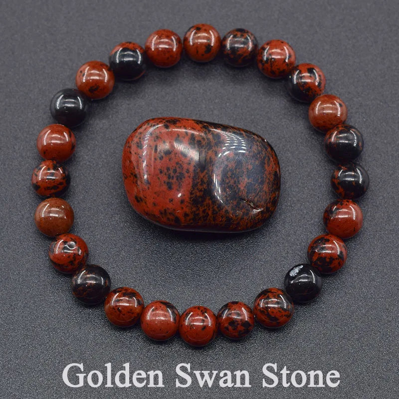 New Amethust Bracelet Made of Real Natural Stone Beads Bracelet