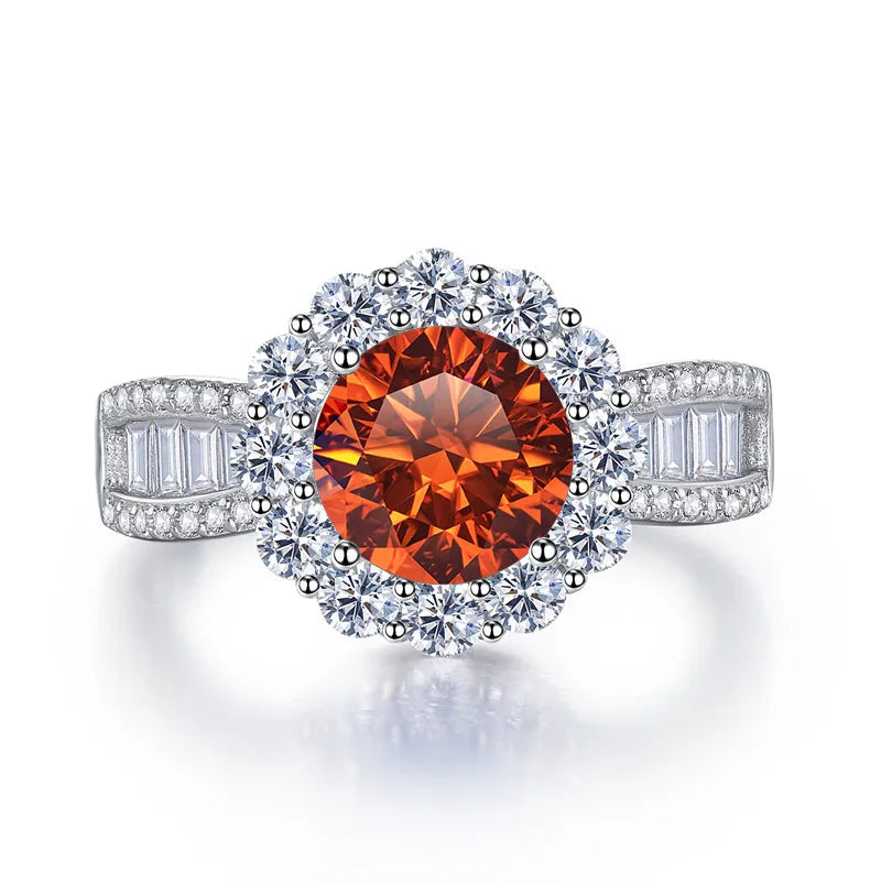 Luxury S925 Sterling Silver Ring Classic Retro Style