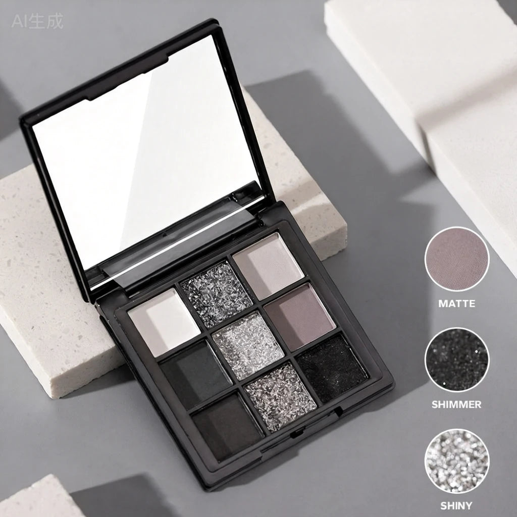 smoky eyeshadow palette, long-lasting, waterproof, and easy to apply