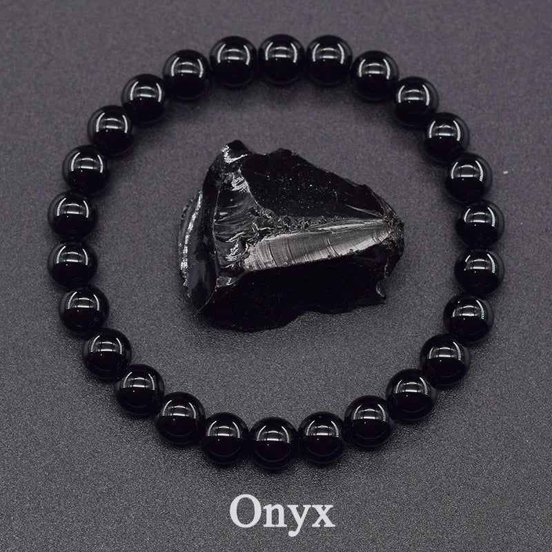 New Amethust Bracelet Made of Real Natural Stone Beads Bracelet