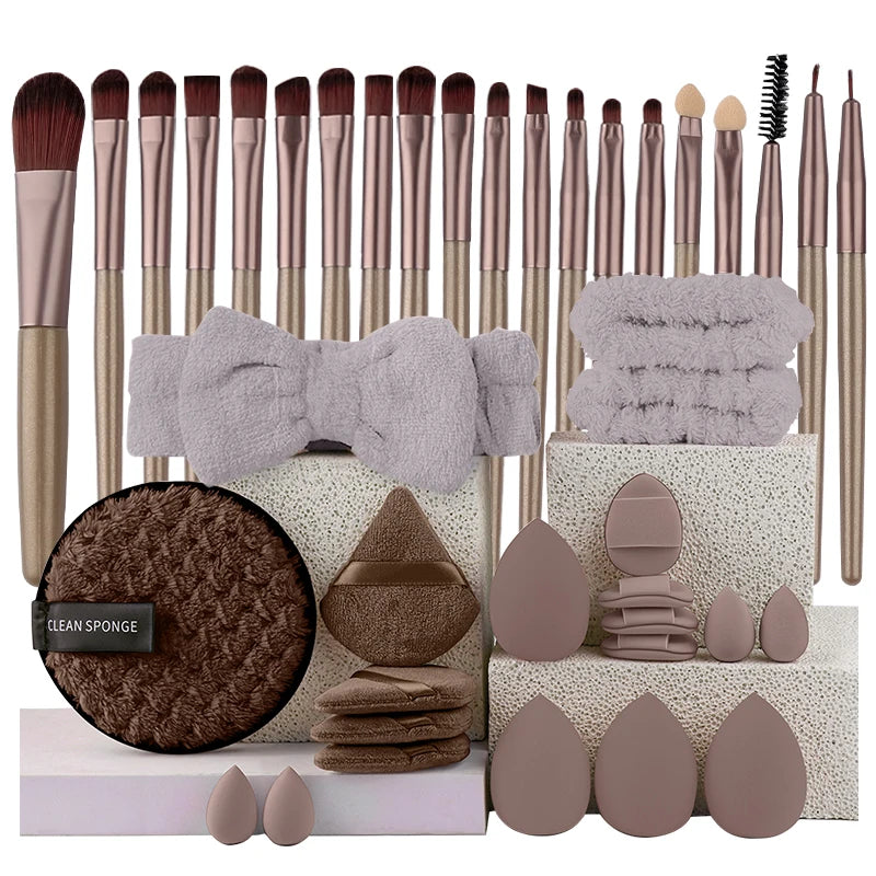 Makeup Brush Set 20Pcs Kit Soft Fluffy Eye Shadow Brushes Cosmetic Foundation Powder Highlighter Beauty Tool