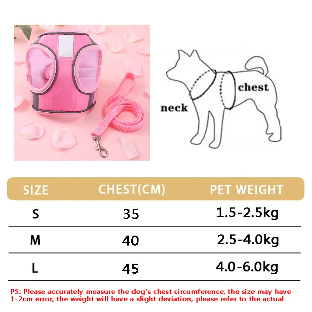 Butterfly Vest Harness Breathable Cute Small Dog Cat Puppy Safe Nylon