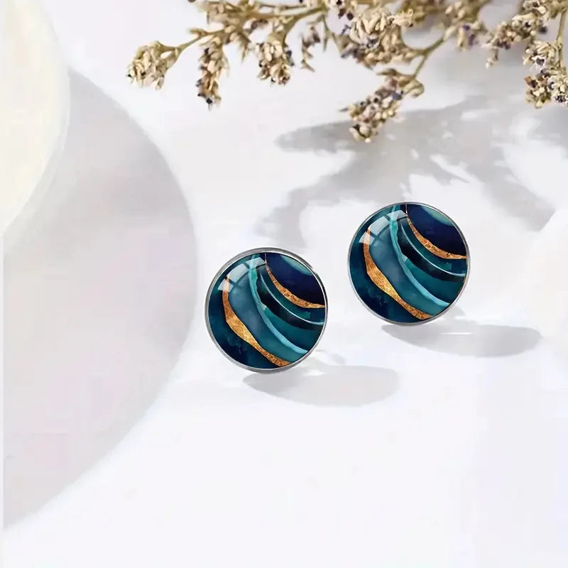 Elegant Stud Earrings, Vintage Style Jewelry for Women & Men