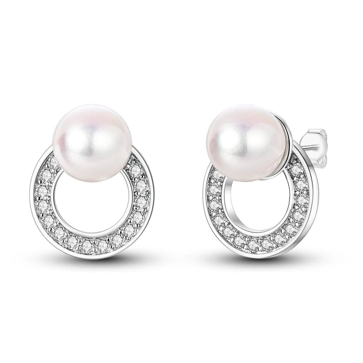Elegant S925 Sterling Silver 18k Gold Classic Knot Stud Earrings For Ladys