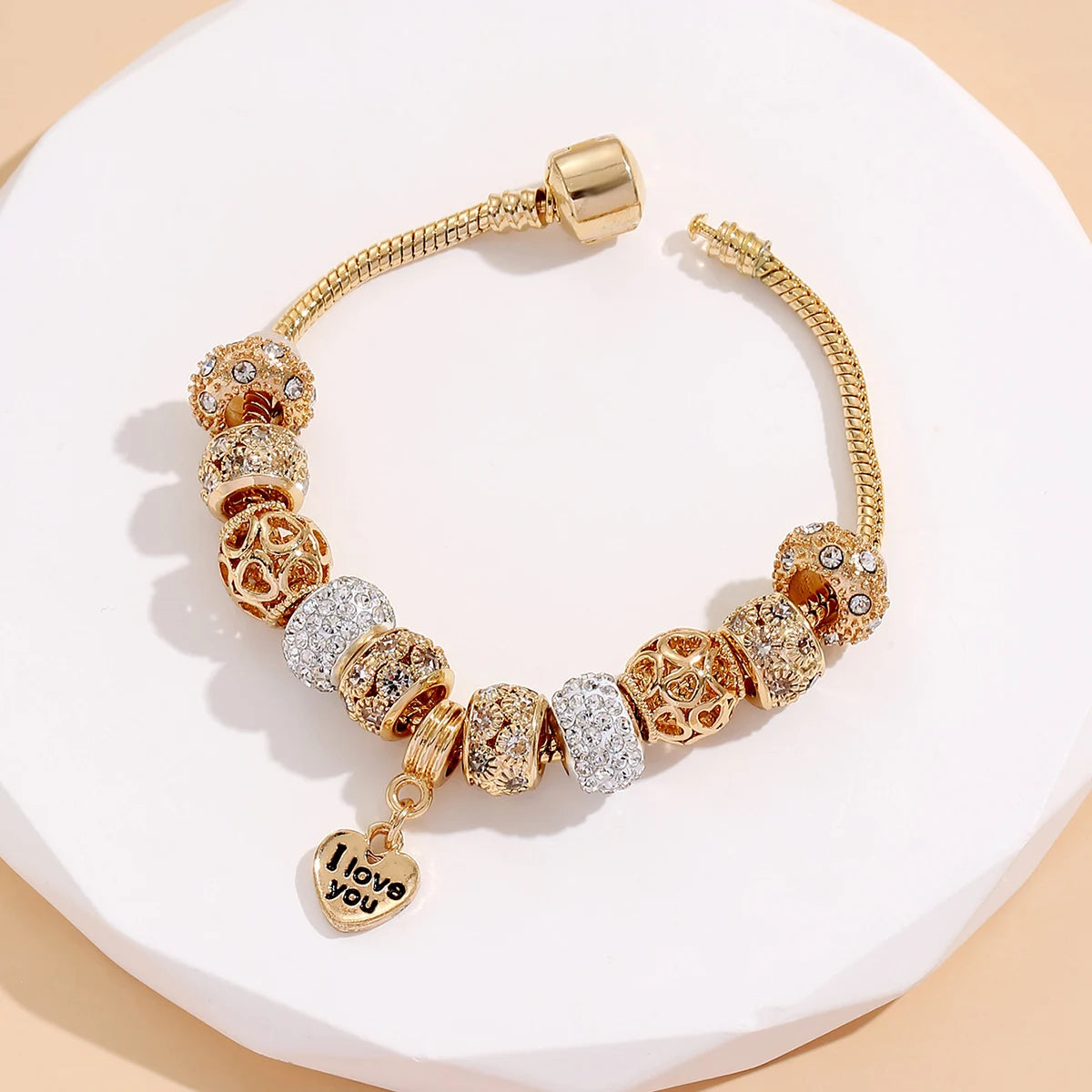 Women Fashion Panjidorado Element Charm Bracelet