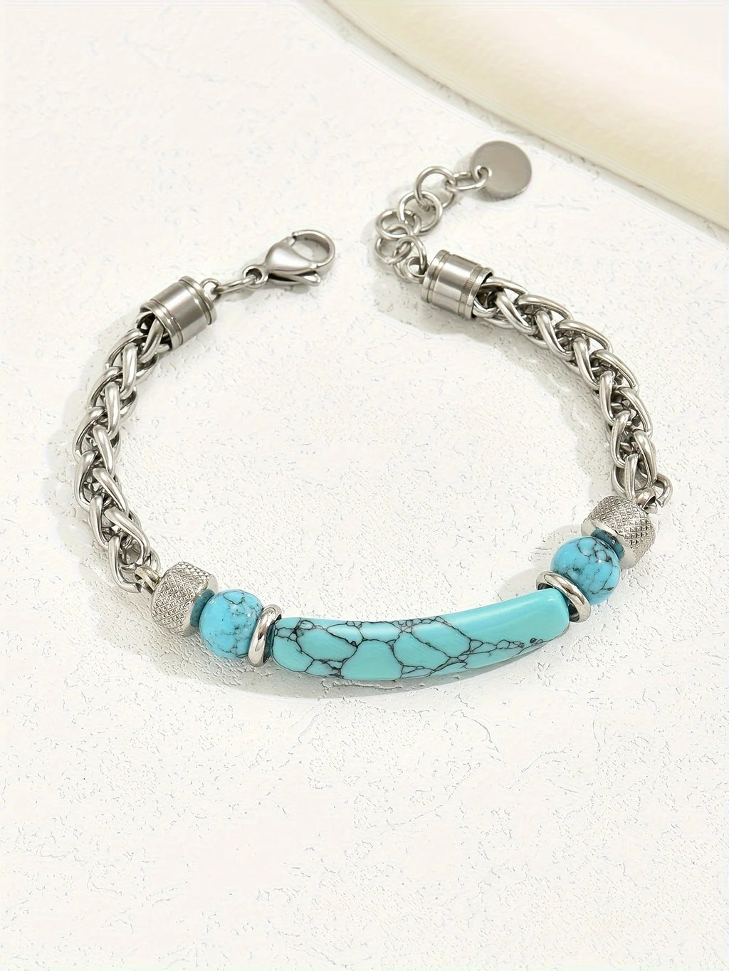 Personalized Delicate Light Luxury European American Style Stainless Steel Women Bracelet